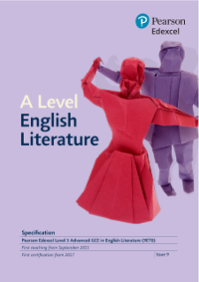 A level English Literature 2015 specification